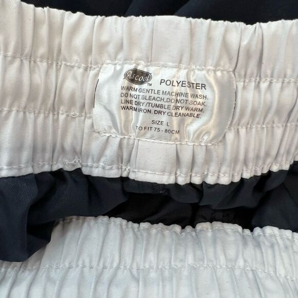 YOUTH Union Jack Navy Elastic Waist Short Athletic Draw String Short L - Picture 6 of 6